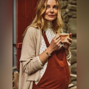 HATCH - The Cord Overall - Sahara Orange Brown Rust - Size 0
